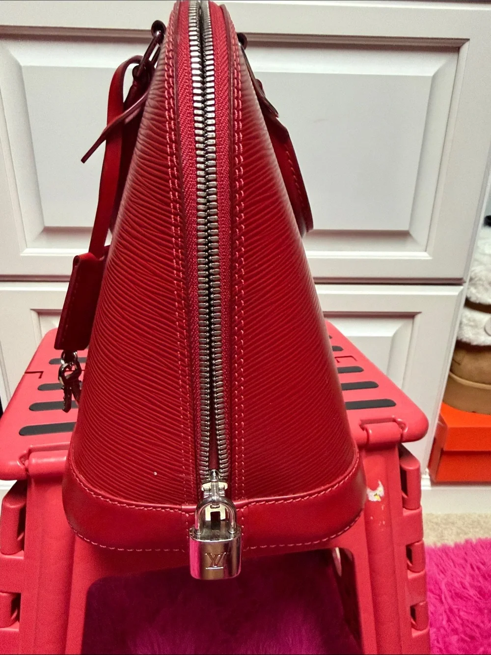 Louis Vuitton Alma Handbag Epi Leather PM